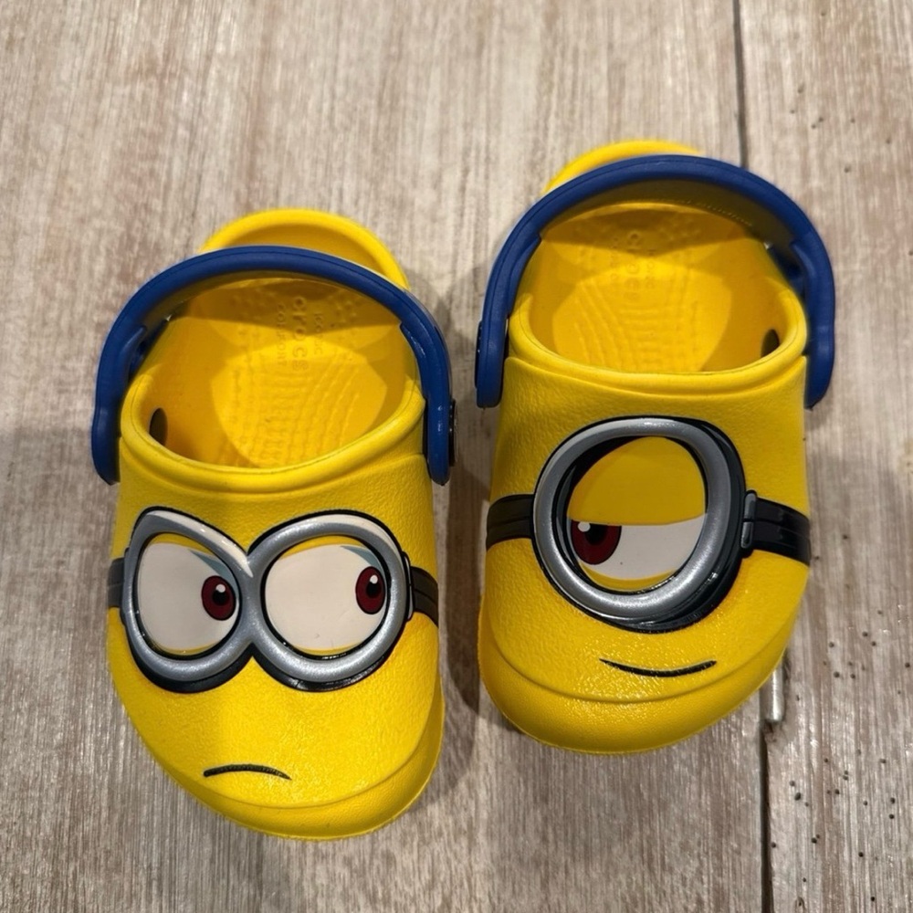 Kids Yellow Minion Crocs from Universal Studios